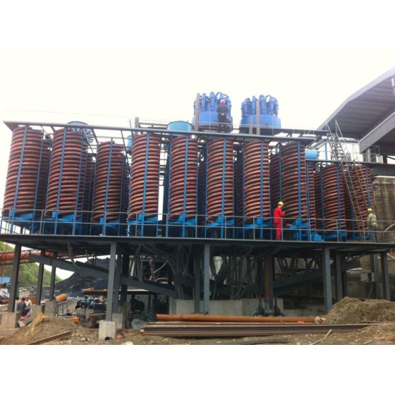 vertedero en espiral